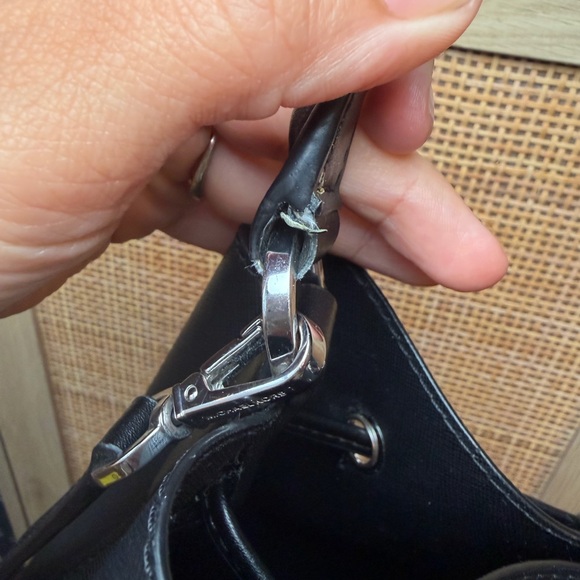 Michael Kors Black Drawstring Shoulder Bag - Picture 6 of 11